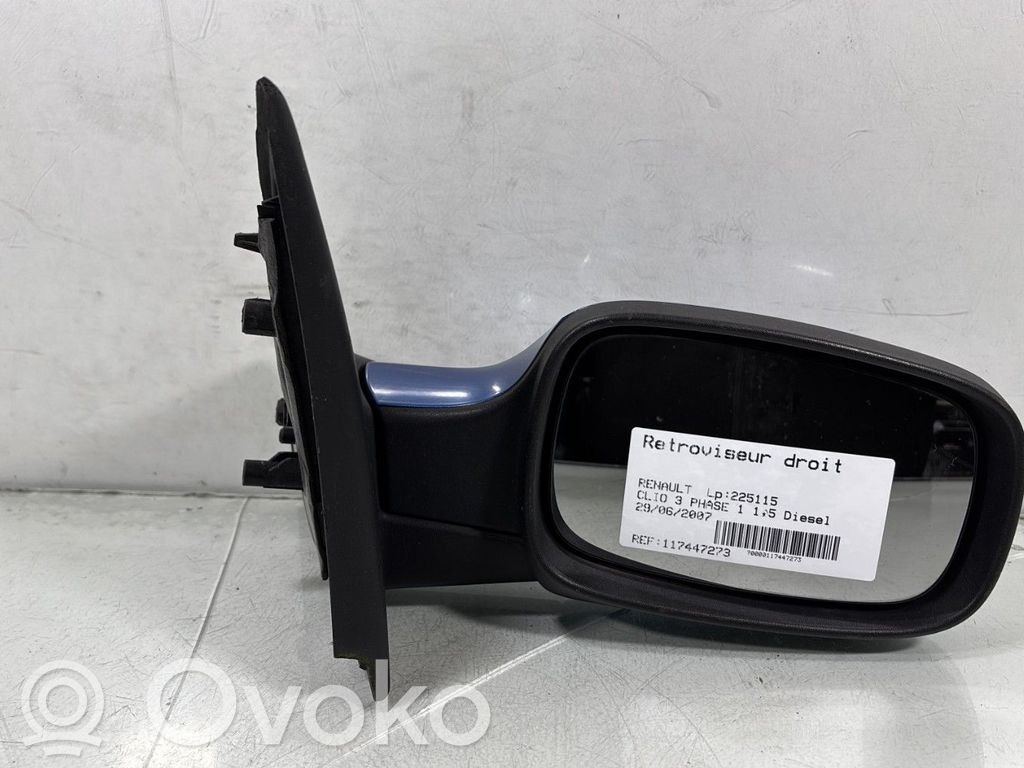 Renault Clio III Espejo lateral manual 