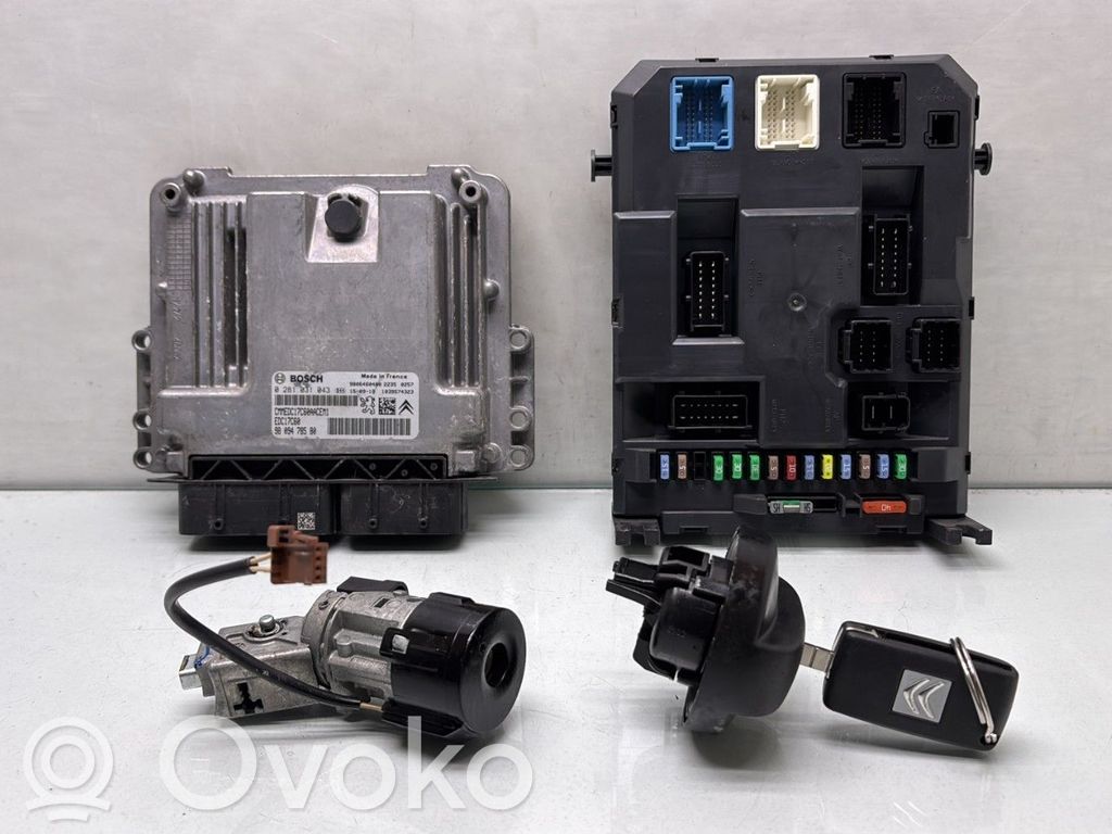 Citroen C3 Engine ECU kit and lock set 