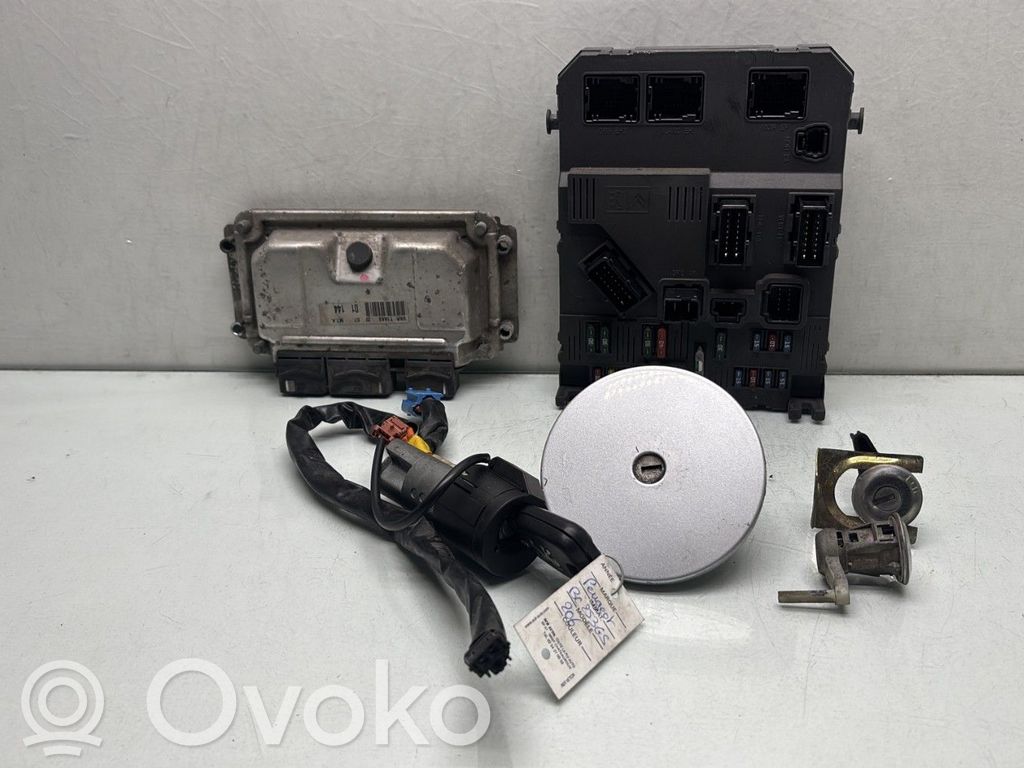 Peugeot 206 Engine ECU kit and lock set 