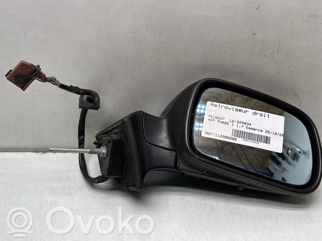 Peugeot 407 Espejo lateral manual 
