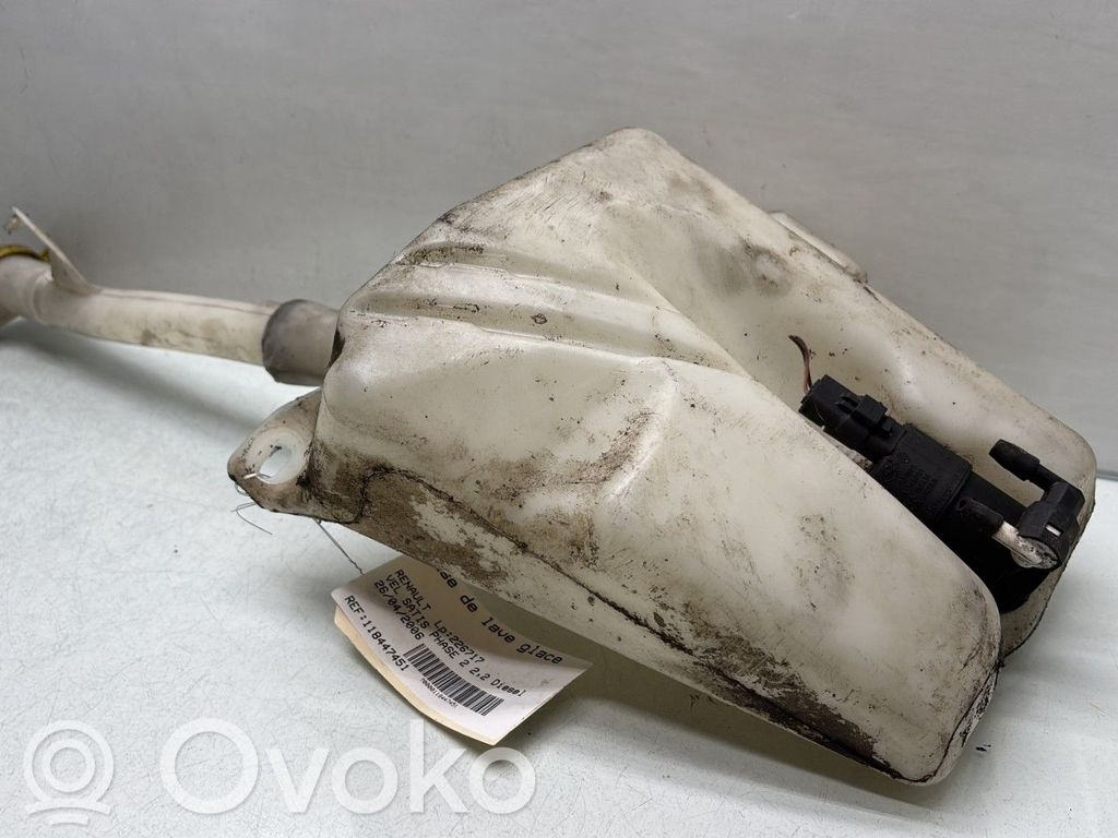 Renault Vel Satis Zbiornik płynu do spryskiwaczy szyby przedniej / czołowej 