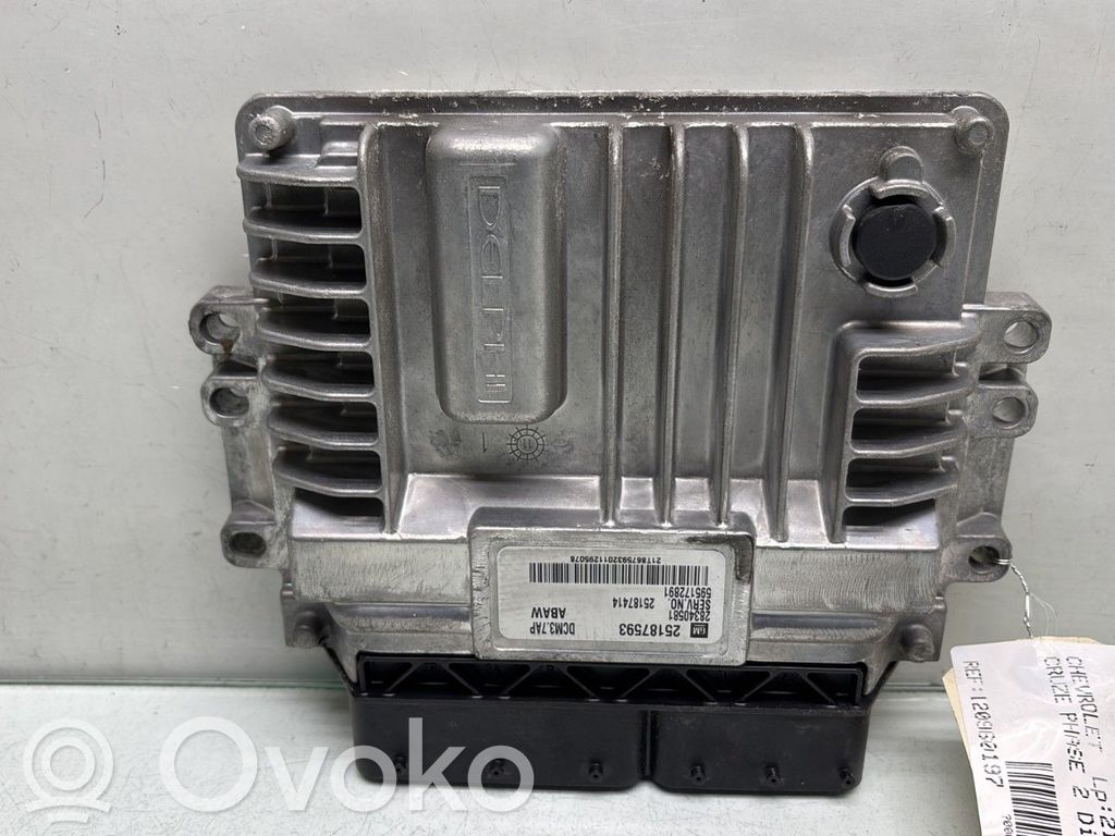 Chevrolet Cruze Engine control unit/module 