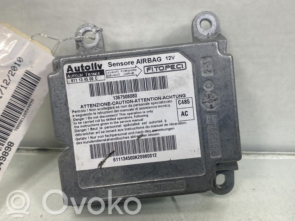 Peugeot Bipper Unidad de control/módulo del Airbag 