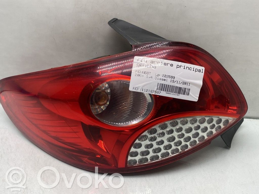 Peugeot 206+ Lampa tylna 