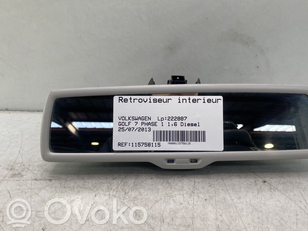 Volkswagen Golf VII Espejo retrovisor (interior) 