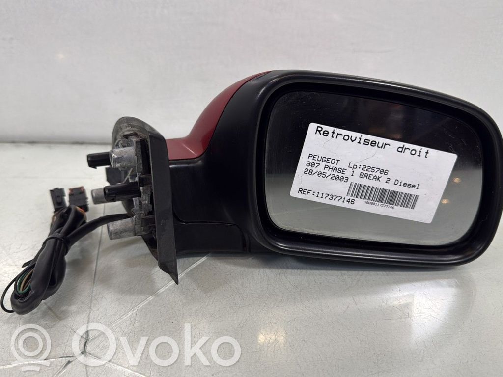 Peugeot 307 Espejo lateral manual 