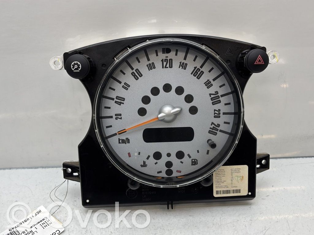 Mini One - Cooper R50 - 53 Licznik / Prędkościomierz 