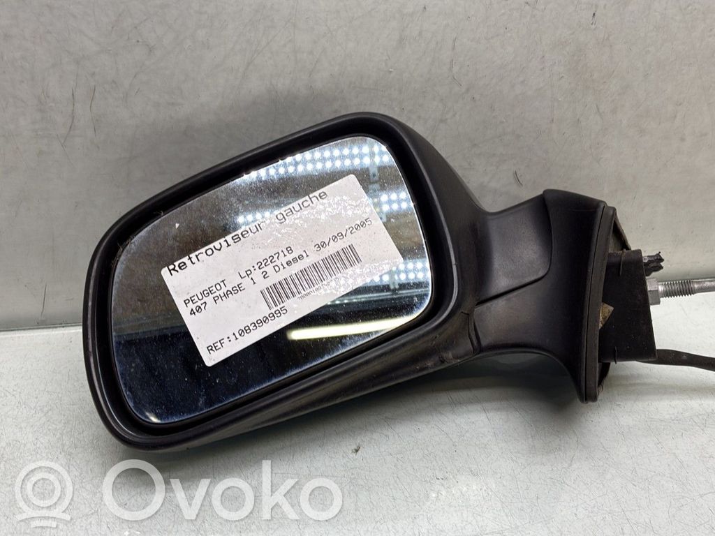 Peugeot 407 Manualne lusterko boczne drzwi przednich 