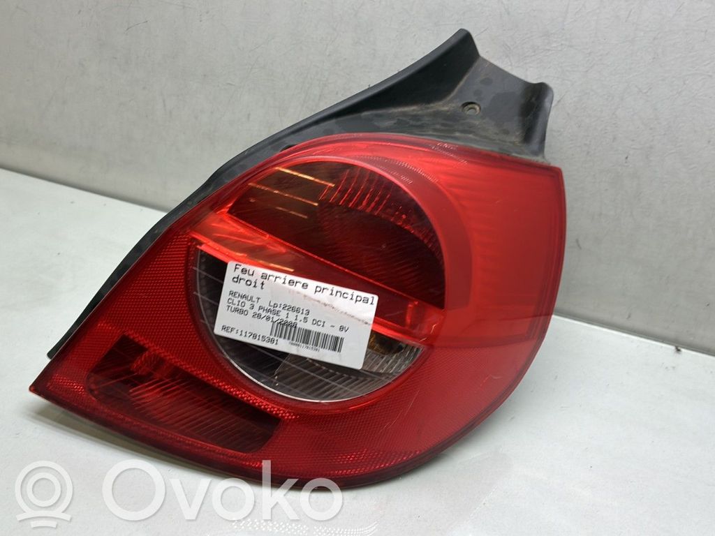 Renault Clio III Luci posteriori