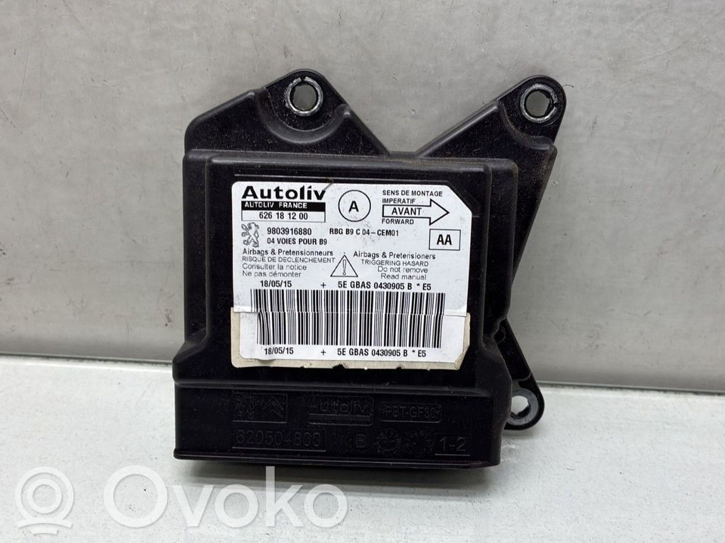Peugeot Partner Unidad de control/módulo del Airbag