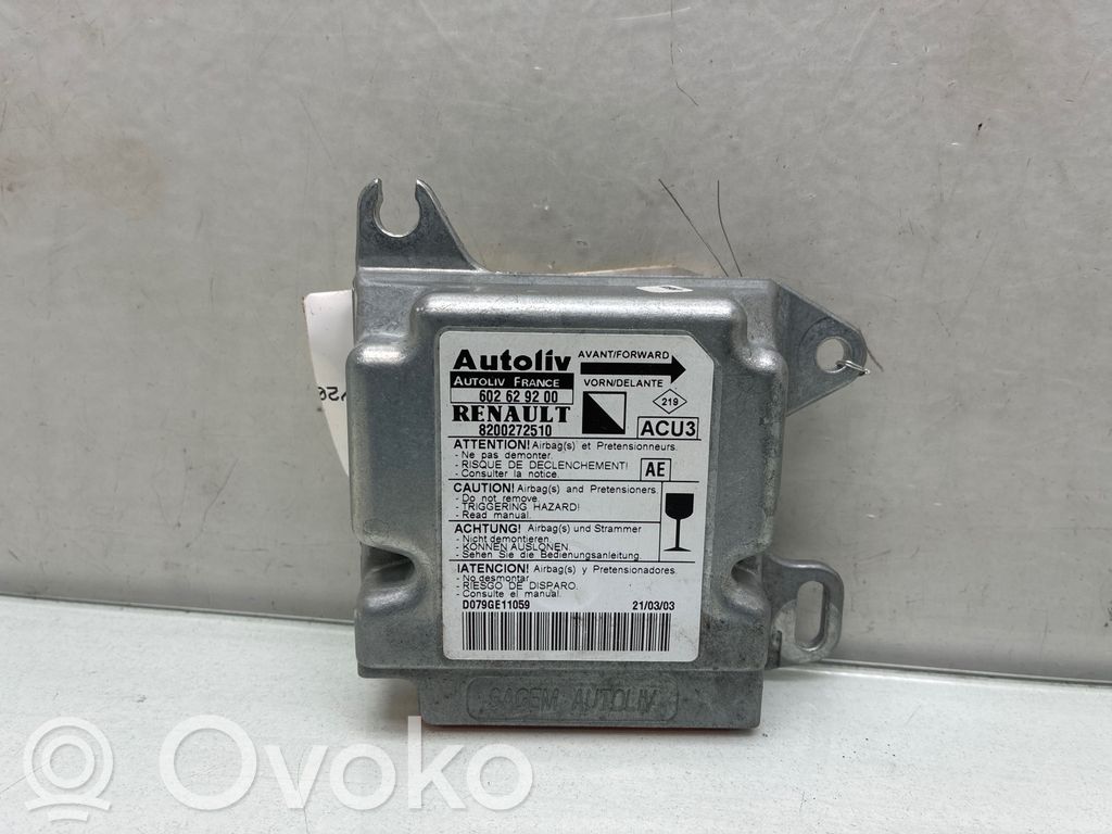 Renault Kangoo I Centralina/modulo airbag 