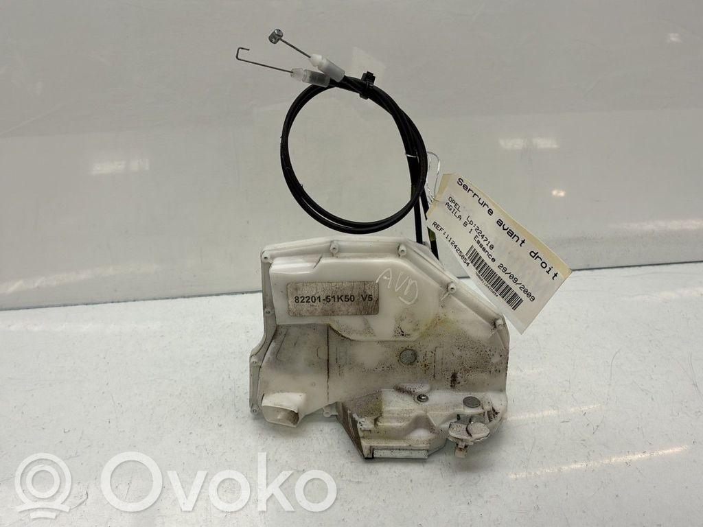 Opel Agila B Etuoven lukko 