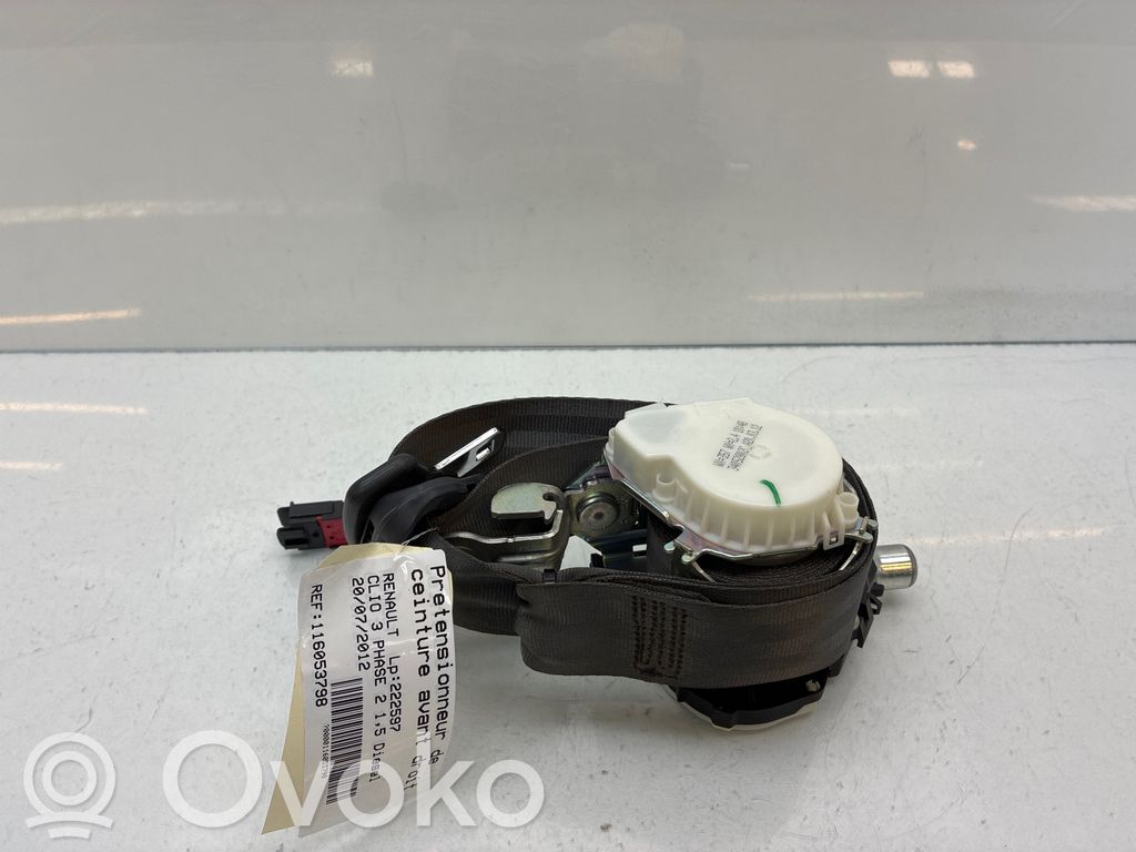 Renault Clio III Hebilla del cinturón delantero 