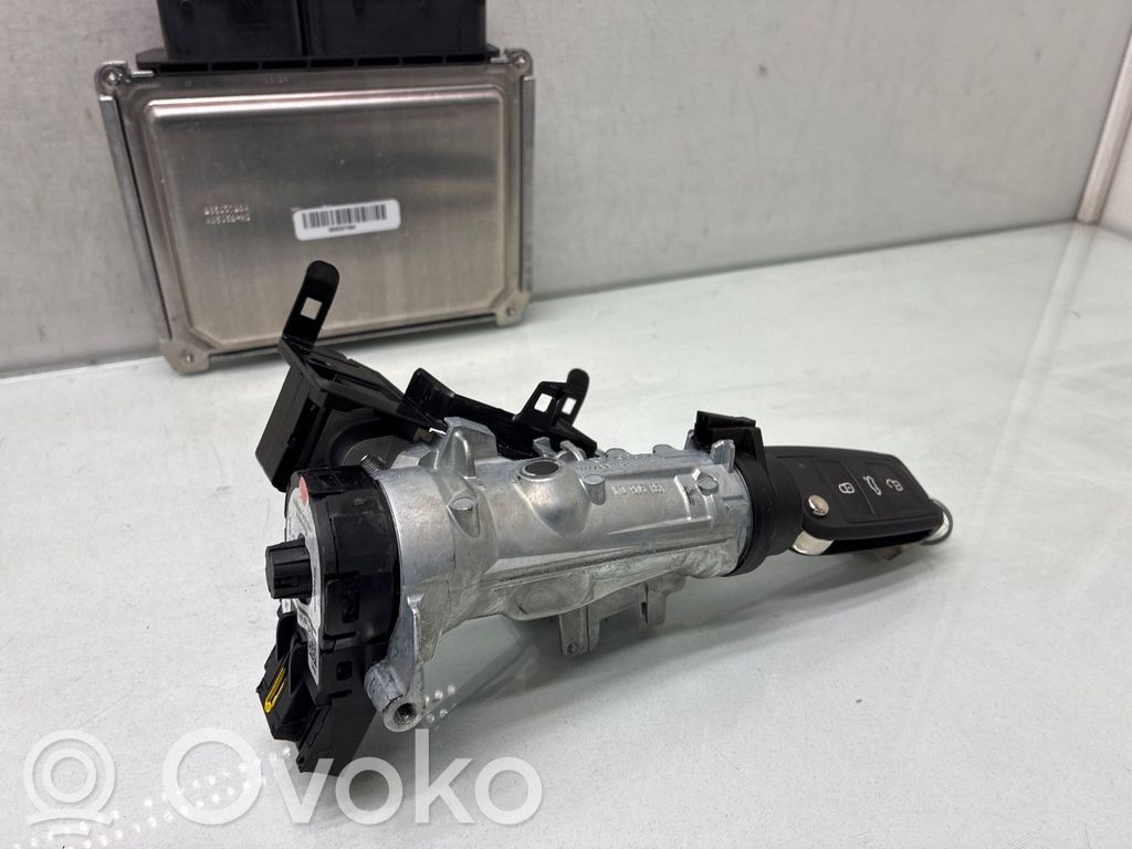Volkswagen Polo VI Engine ECU kit and lock set 