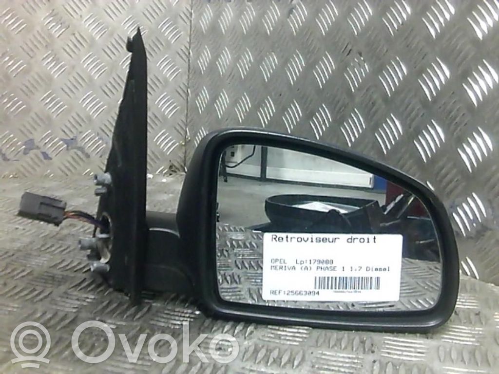 Opel Meriva A Manualne lusterko boczne drzwi przednich 