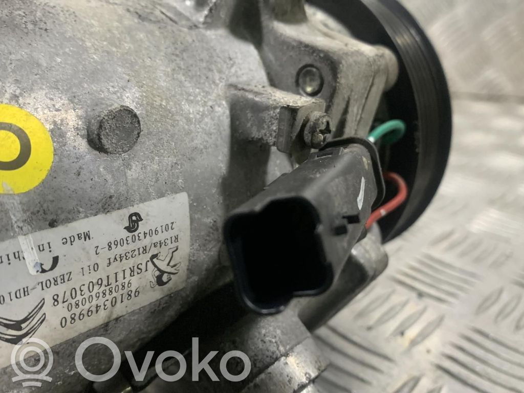 Peugeot 2008 I Compresor (pompă) aer condiționat (A/C) 