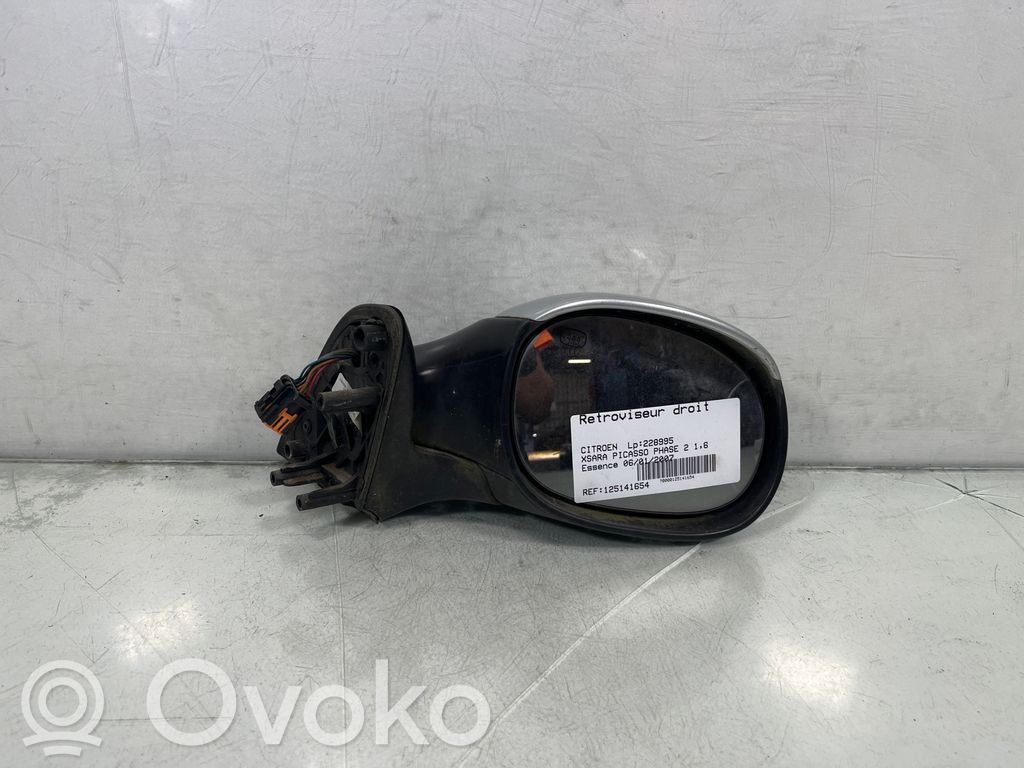 Citroen Xsara Picasso Manualne lusterko boczne drzwi przednich 
