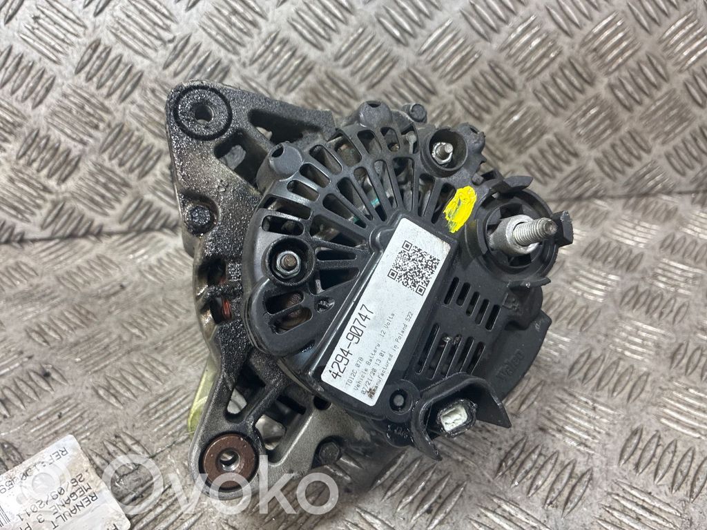 Renault Megane III Generator/alternator 