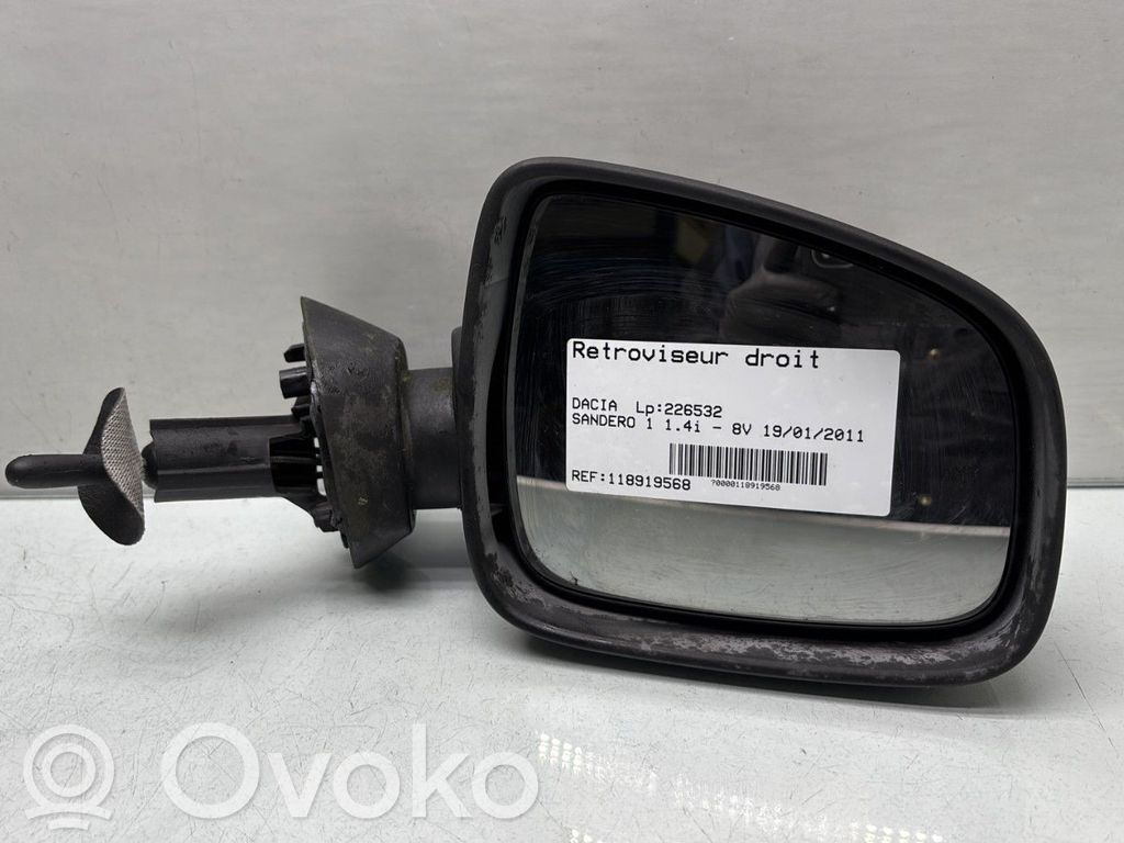 Dacia Sandero Oglindă exterioară manuală 