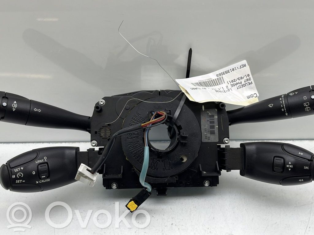 Peugeot 207 Leva/interruttore dell’indicatore di direzione e tergicristallo