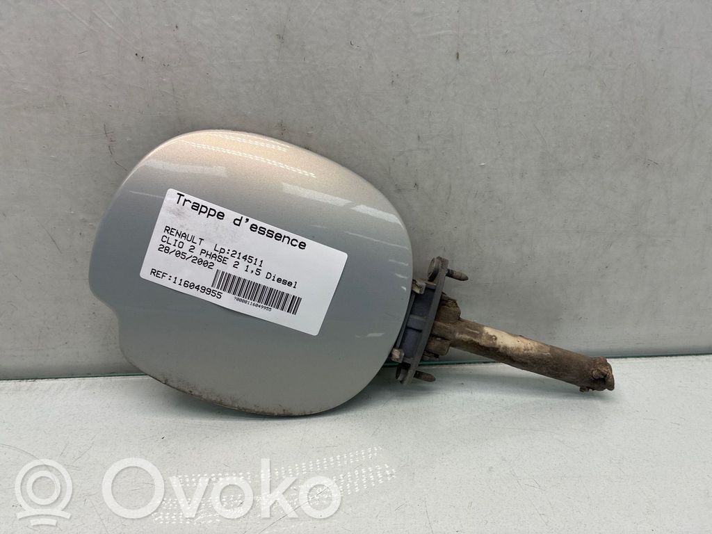 Renault Clio II Bouchon, volet de trappe de réservoir à carburant