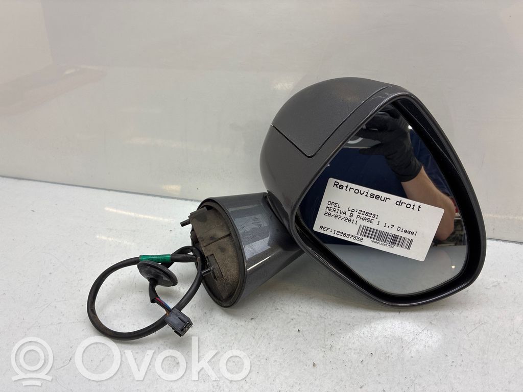 Opel Meriva B Rétroviseur latéral manuel