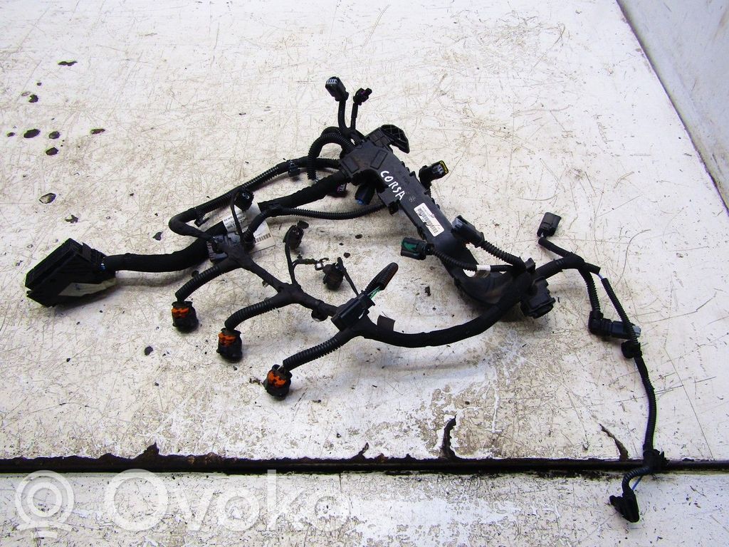 Opel Corsa F Engine installation wiring loom 
