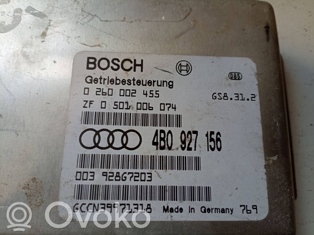 Audi A6 S6 C5 4B Gearbox control unit/module 