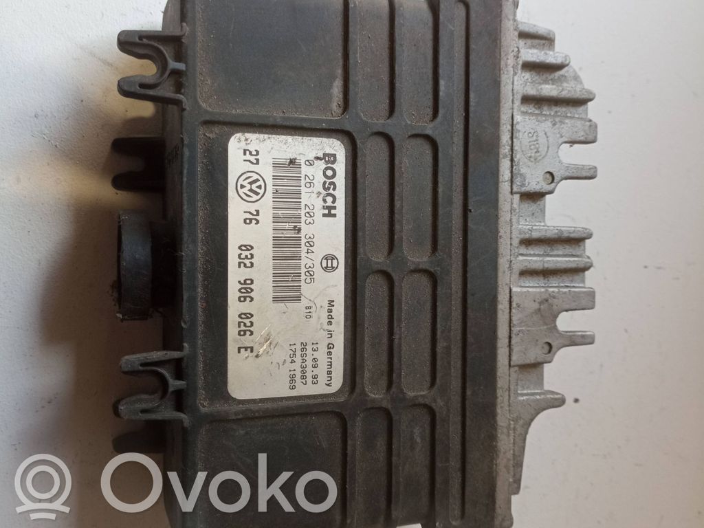 Engine control unit/module   032906026E,0261203304,26SA3087