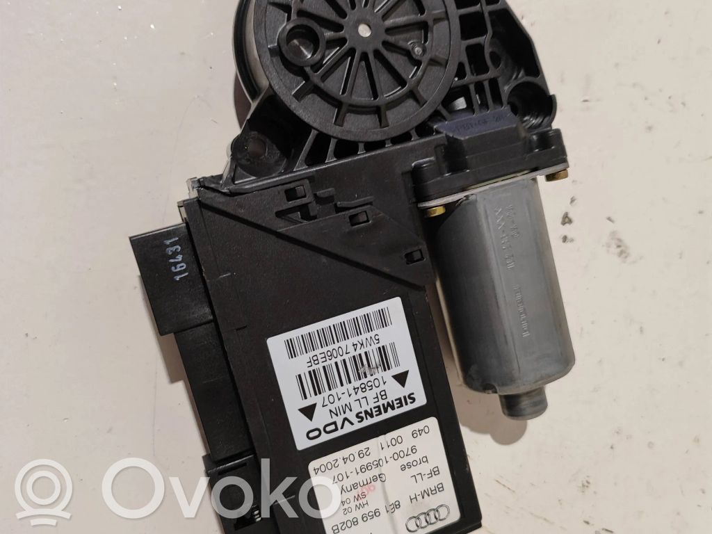 Audi A4 S4 B6 8E 8H Etuoven ikkunan nostomoottori 