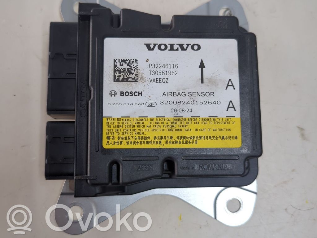 Volvo XC40 Sterownik / Moduł Airbag 