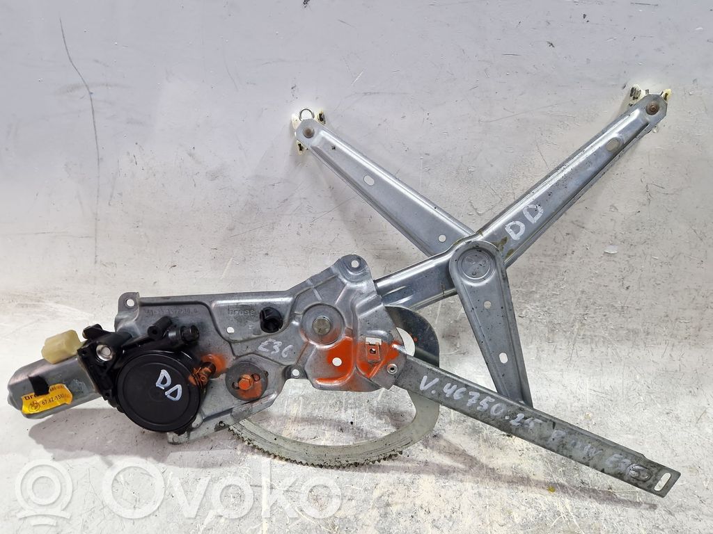 BMW 3 E30 Rear door window regulator with motor 