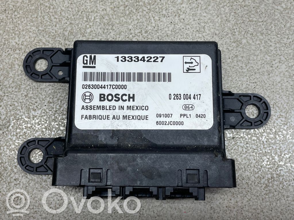 Opel Astra J Parking PDC control unit/module 