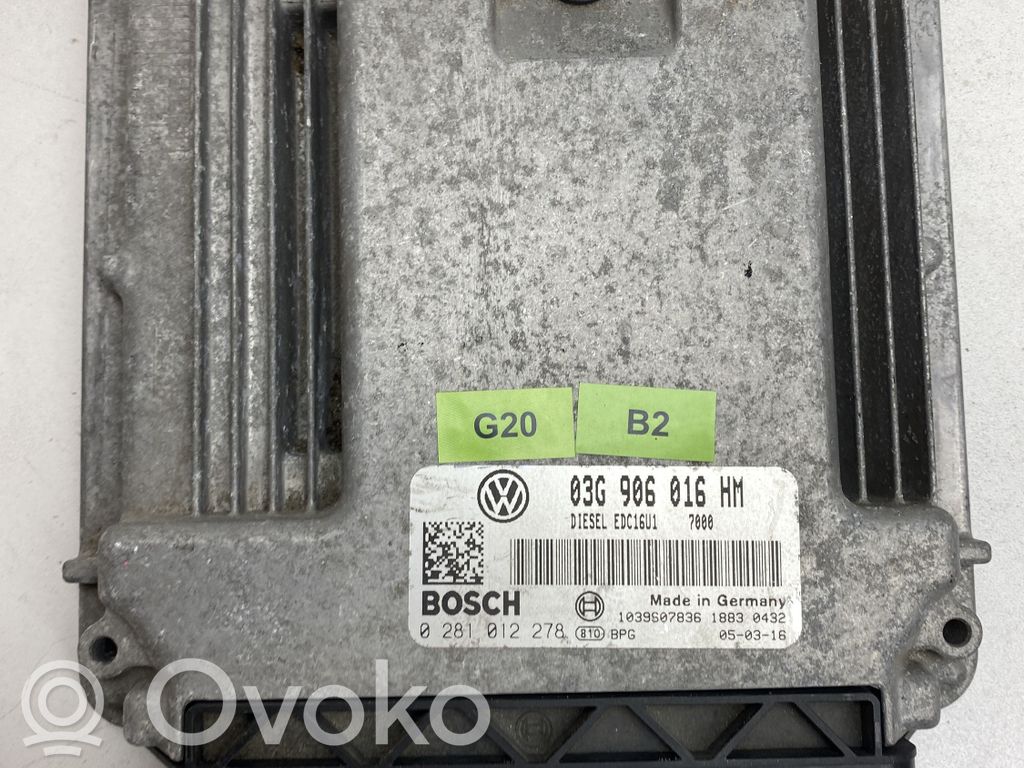 Seat Altea Engine control unit/module 