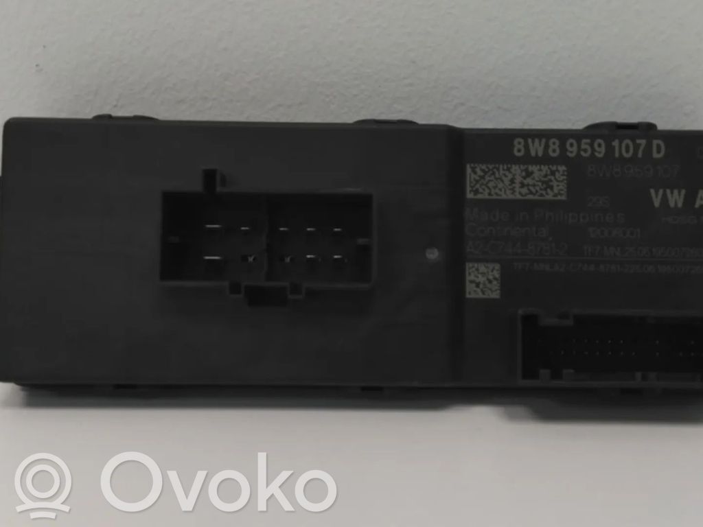 Tailgate/trunk control unit/module   8W8959107D,8W8959107B,9A795910700,PAB959107