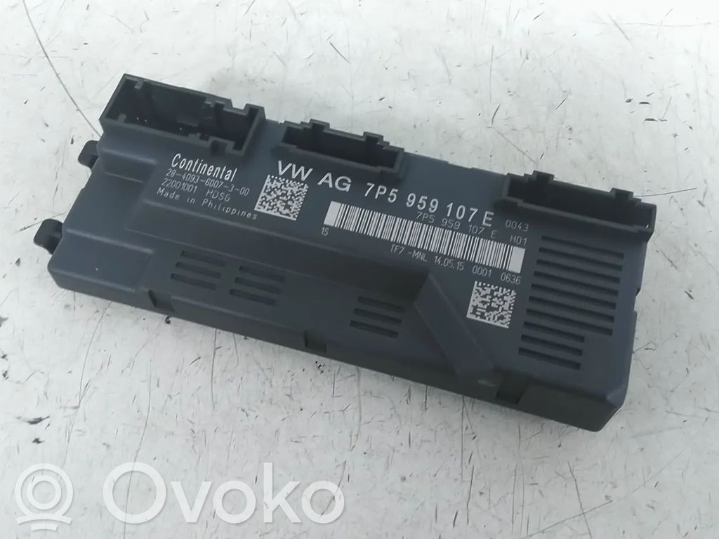 Tailgate/trunk control unit/module   7P5959107E