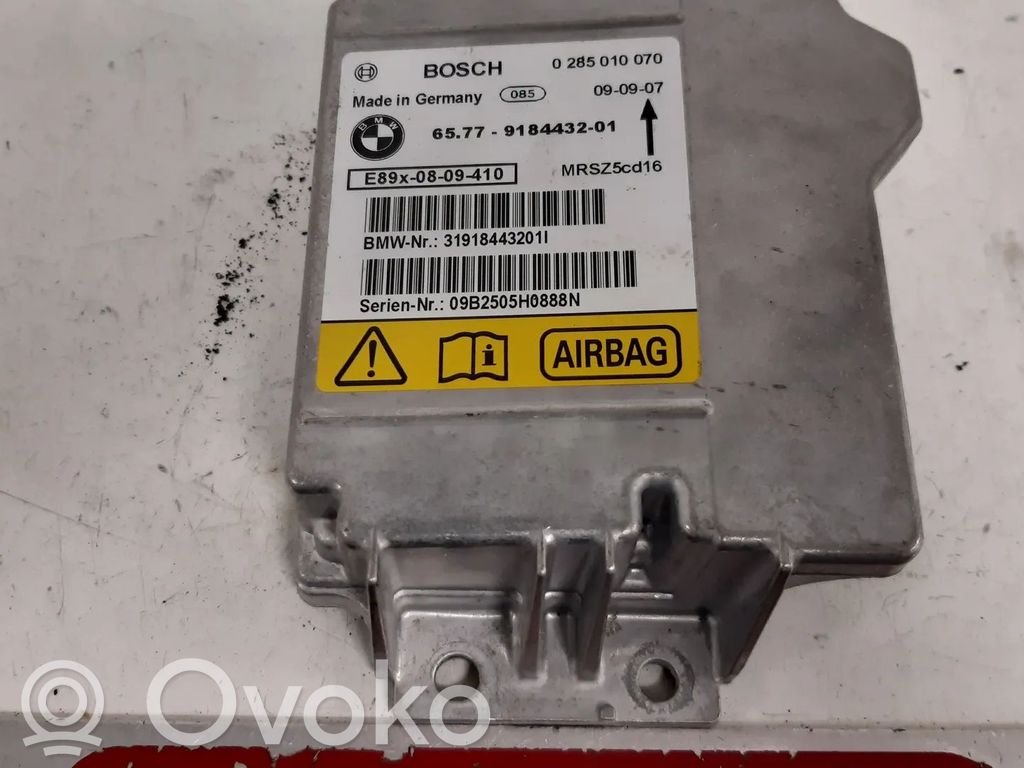 Module de contrôle airbag   65779184432,65776977427,65779110258,65779122500,65779134280,65779166057,6977427,9110258,9122500,9134280,9166057,9184432