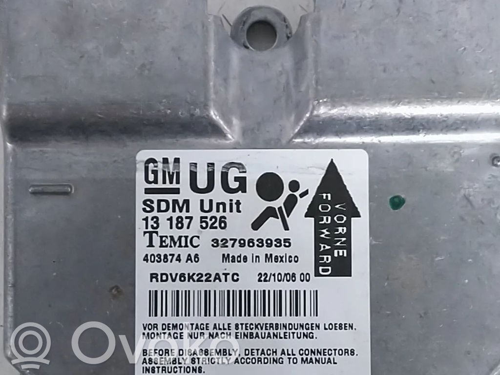 Opel Corsa D Airbag control unit/module 