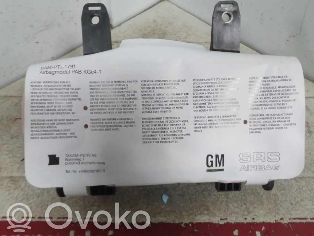 Opel Meriva B Poduszka powietrzna Airbag pasażera 