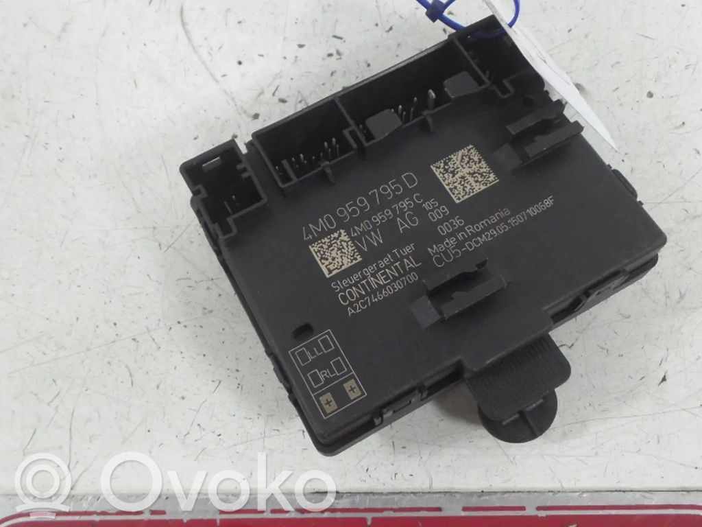 Door control unit/module   4M0959795D,4M0959595G,4M0959795G,8W0959395G,8W0959595G