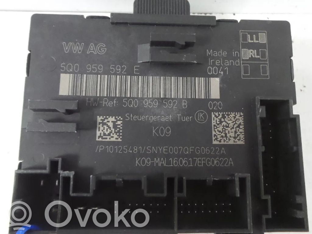 Door control unit/module   5Q0959592B,5Q0959592BZ00