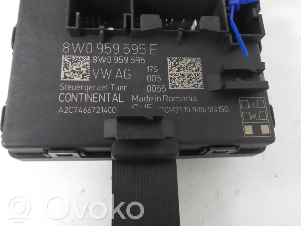 Unité de commande module de porte   8W0959595E