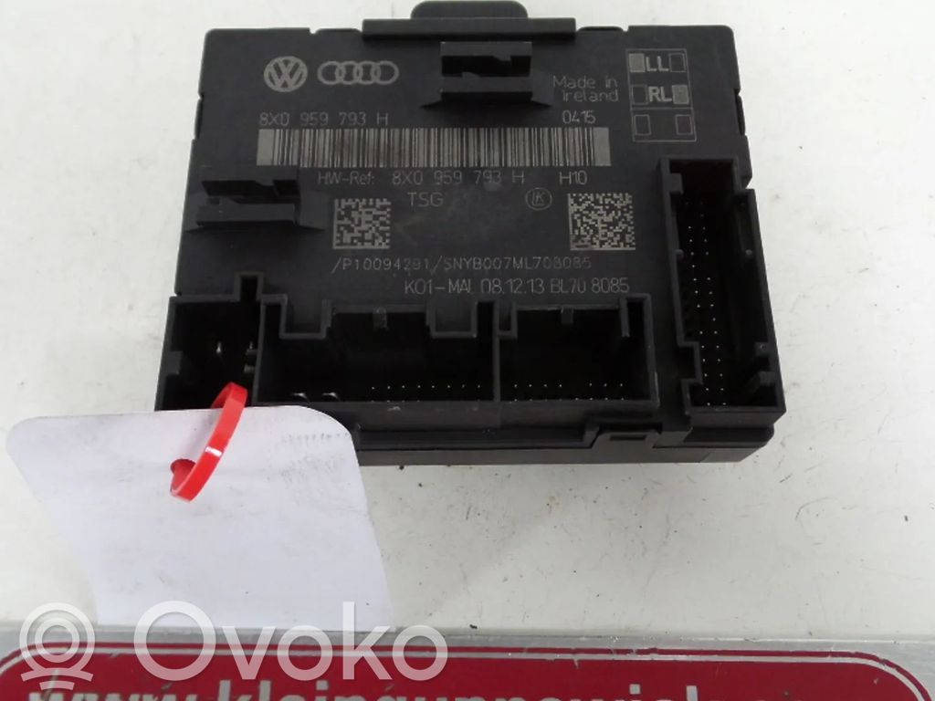 Unité de commande module de porte   8X0959792H,8X0959792B
