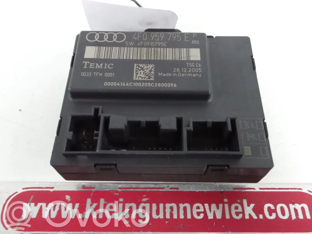 Unité de commande module de porte   4F0959795E,4F0959795F