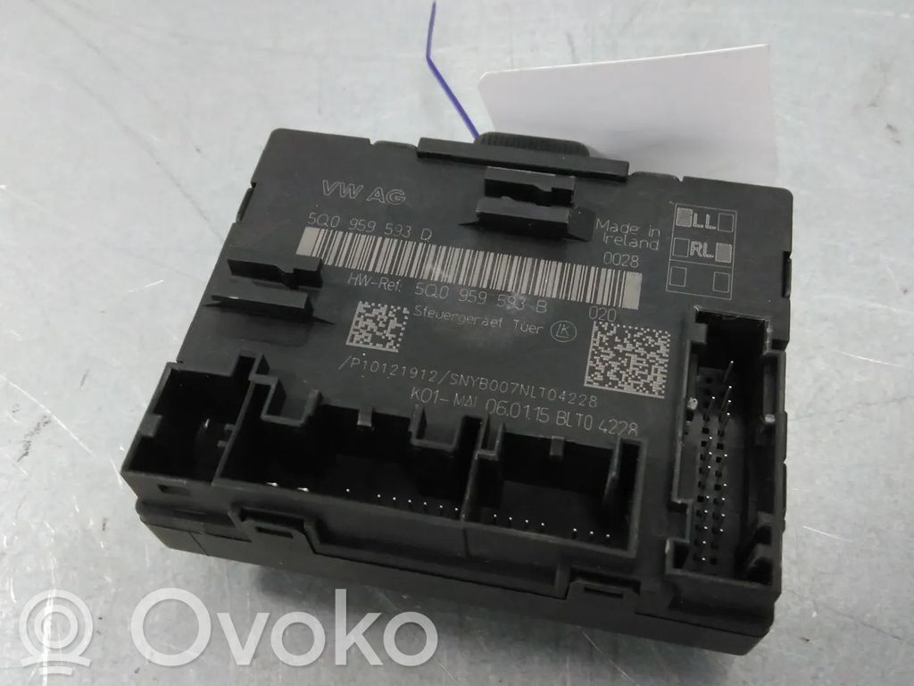 Audi A3 S3 8V Door control unit/module 