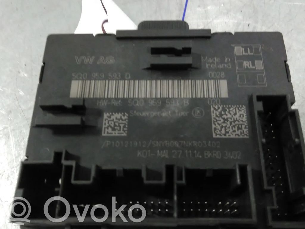 Volkswagen PASSAT B8 Door control unit/module 