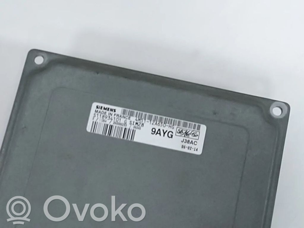 Engine control unit/module   4M5112A650HG,4M5112A650HF,HWDA
