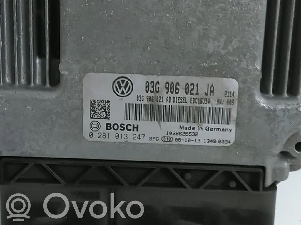 Engine control unit/module   03G906021JA,0281013247,BMM