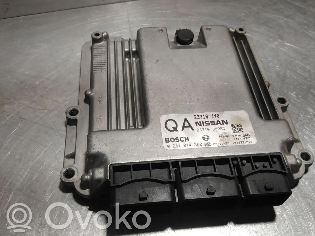Engine control unit/module   23710JY08D,0281014360,M9R830