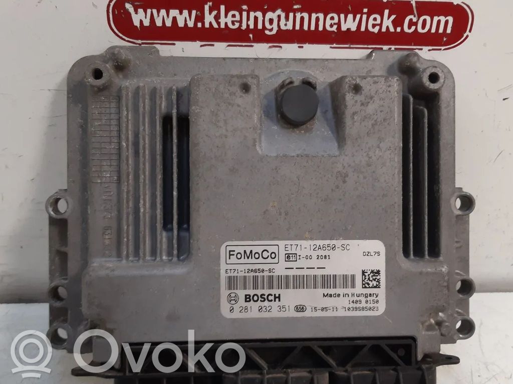 Ford Transit Courier Calculateur moteur ECU 